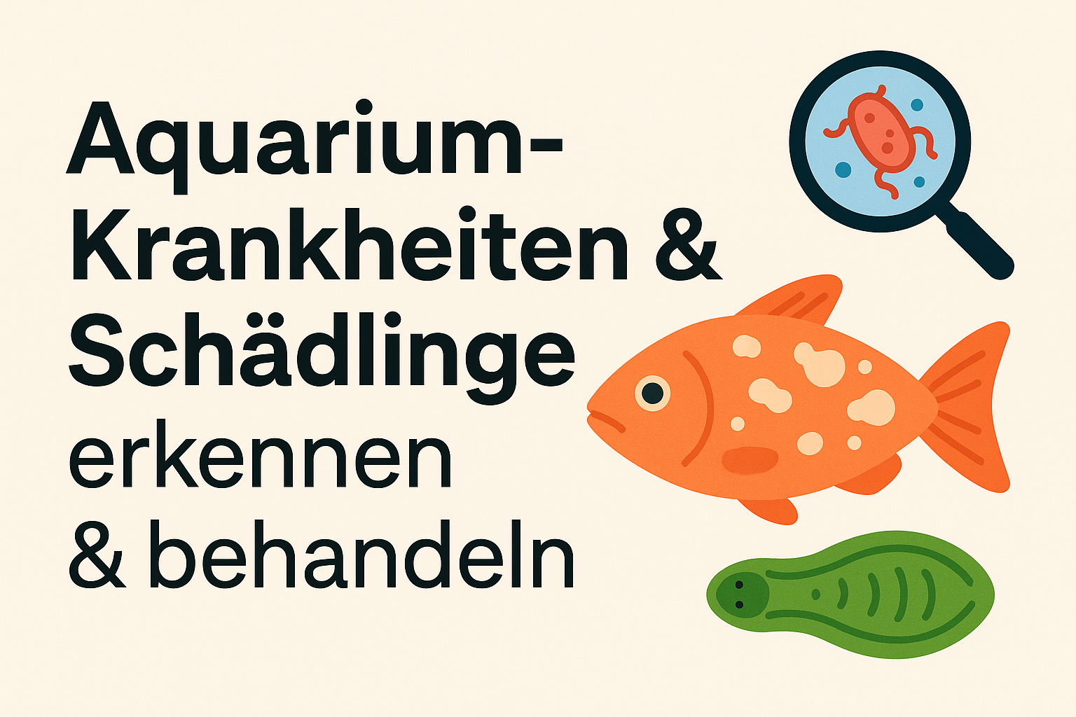 Aquarium-Krankheiten & Schädlinge erkennen & behandeln