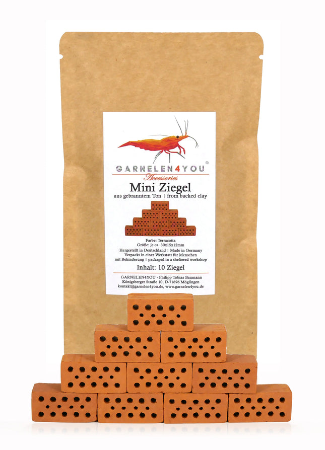 Garnelen4you - Mini Ziegel 10 stk.