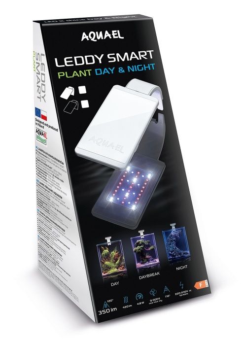 Aquael LEDDY SMART 4,8 W – SUNNY D&N (schwarz)