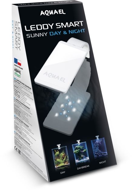 Aquael LEDDY SMART 4,8 W – SUNNY D&N (schwarz)