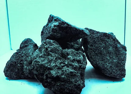 Schwarze Lava - Stück