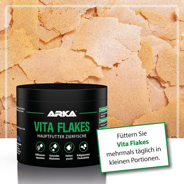 Arka Vita Flakes 250ml. Fischfutter