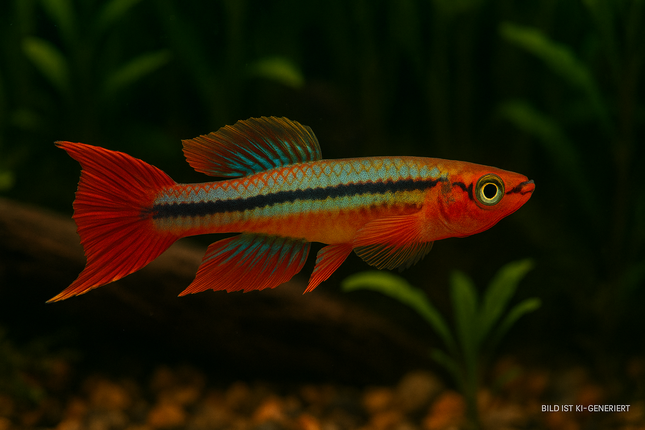 Chromaphyosemion bitaeniatum "Lagos red" - Chromaphyosemion bitaeniatum