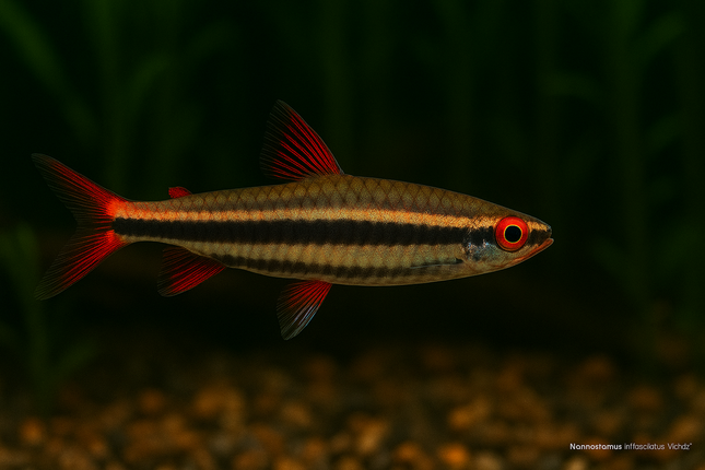 Dreibindenziersalmler - Nannostomus trifasciatus 'Vichada'