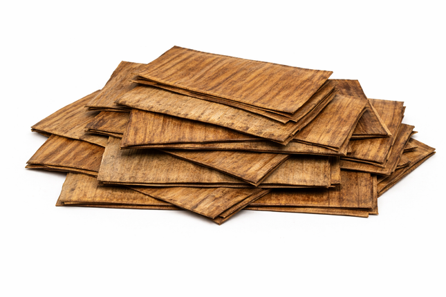 Bananenblätter – getrocknet 15 g, abgepackt