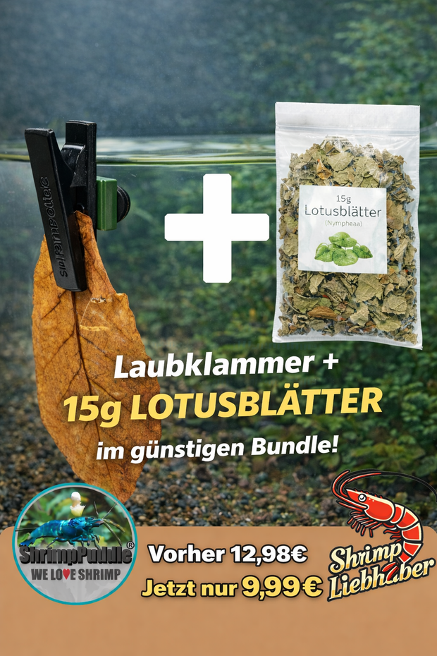 <em>Bundle-Angebot: Laubklammer + Lotusblätter</em>
