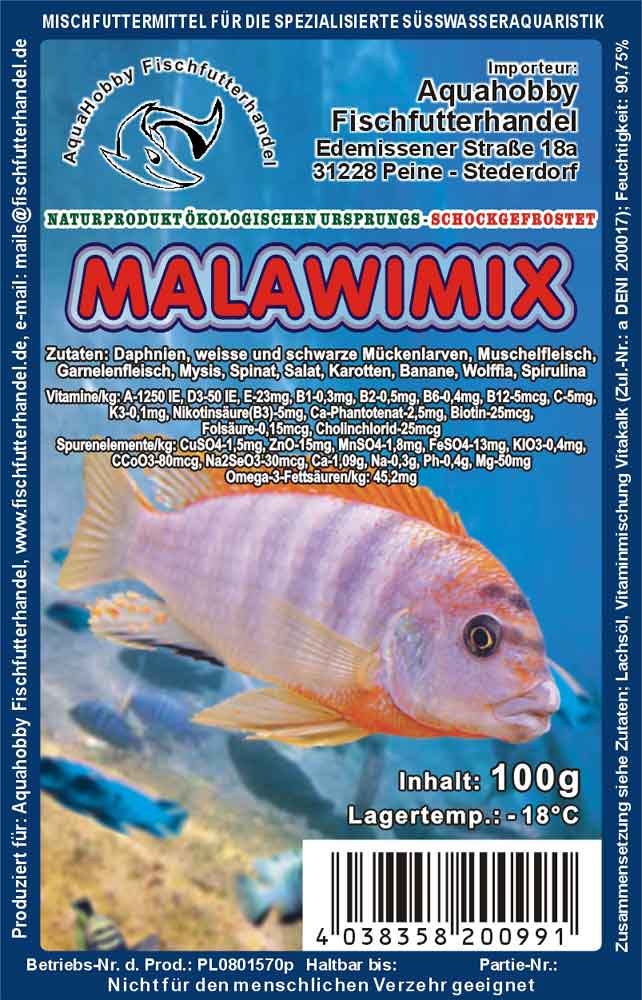 Malawi Mix 100g Frostfutter