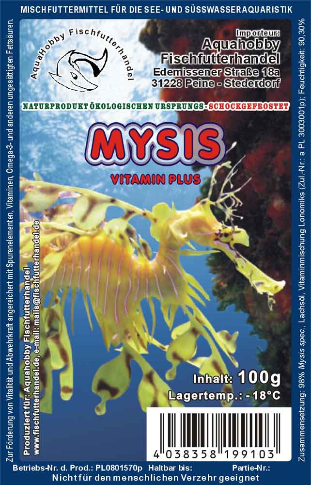 Mysis 100g Frostfutter Blister
