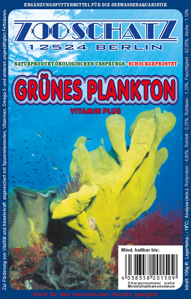 Plankton Grün 100g Frostfutter