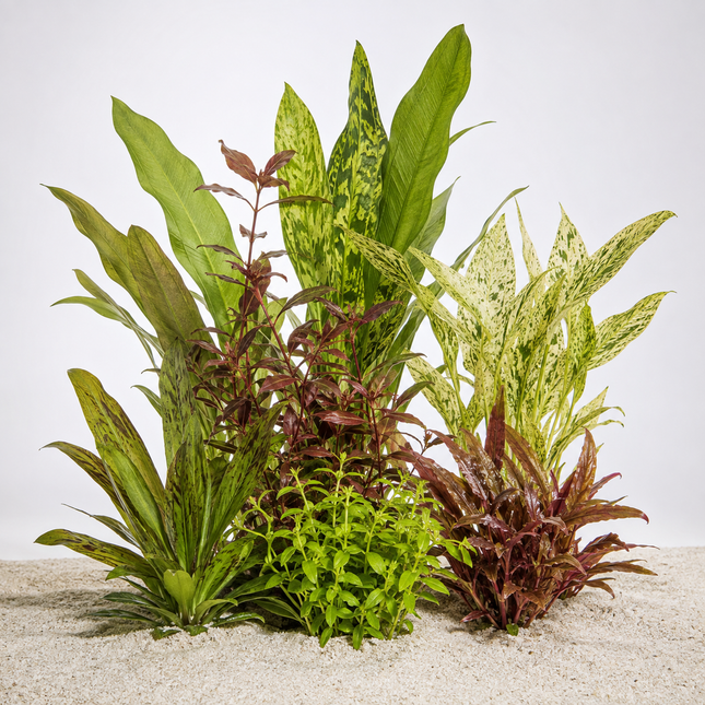 Amazonas Aquarium Pflanzen-Set - 5 Töpfe