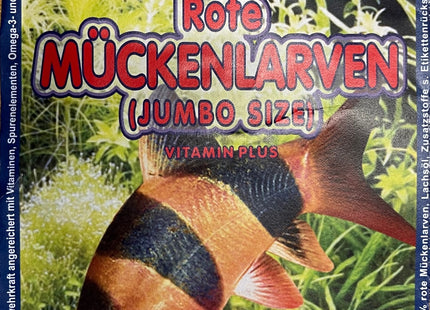Rote Mückenlarven JUMBO 100g Frostfutter Blister