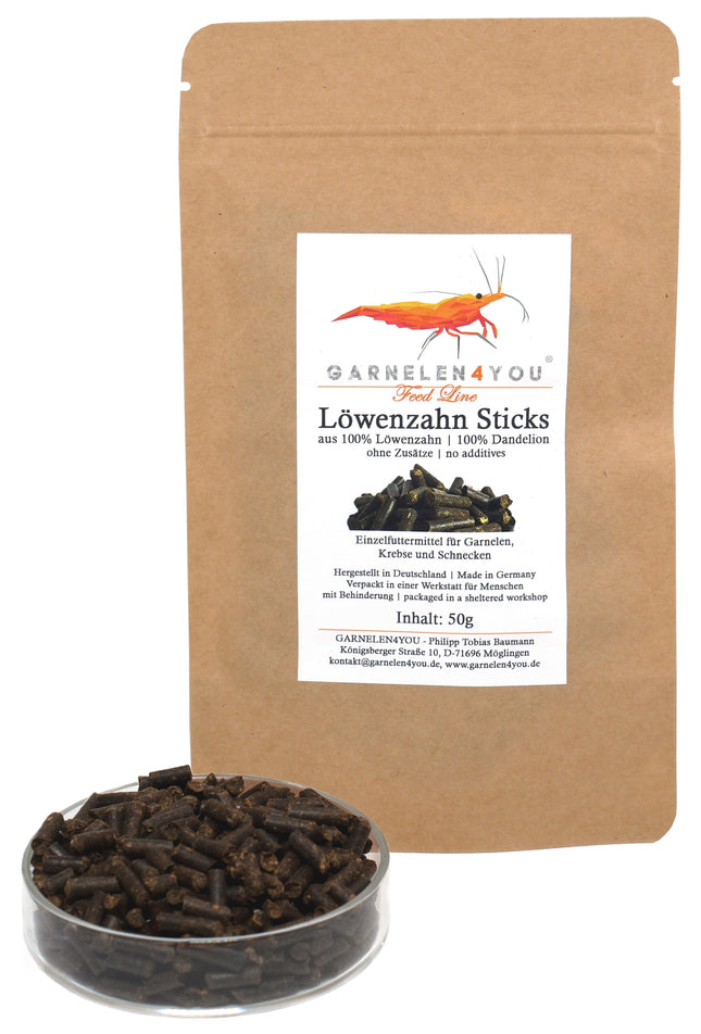 Garnelen4you - Löwenzahn Sticks, 50g