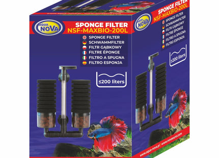 Aqua Nova Schwammfilter – bis 200 Liter
