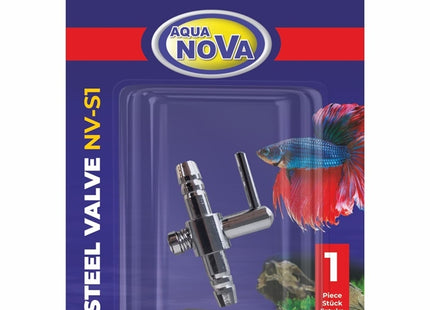 Aqua Nova Stahl-Luftventil (1-fach)
