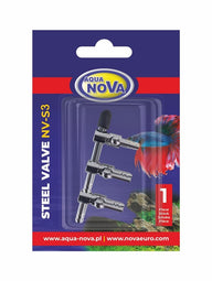 Aqua Nova Stahl-Luftverteiler Ventil (3-fach)