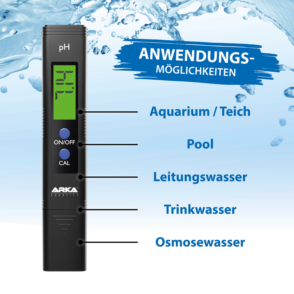 ARKA myAqua® pH-Meter / pH - Messgerät