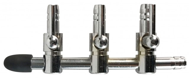 Aqua Nova Stahl-Luftverteiler Ventil (3-fach)