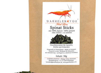 Garnelen4you - Spinat Sticks, 50g