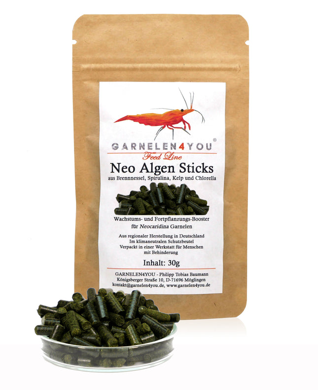 Garnelen4you - Neo Algen Sticks, 30g