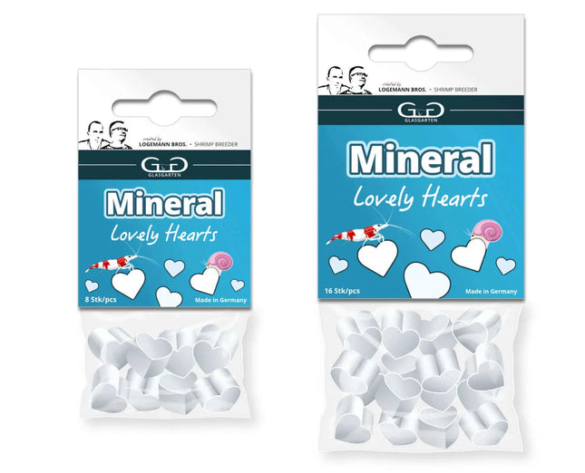GlasGarten Mineral Hearts 16 stk.