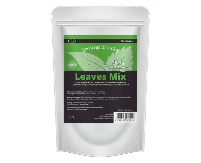 GlasGarten - Shrimp Snacks Leaves Mix, 30g