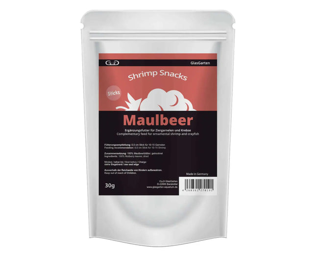 GlasGarten - Shrimp Snacks Maulbeer, 30g